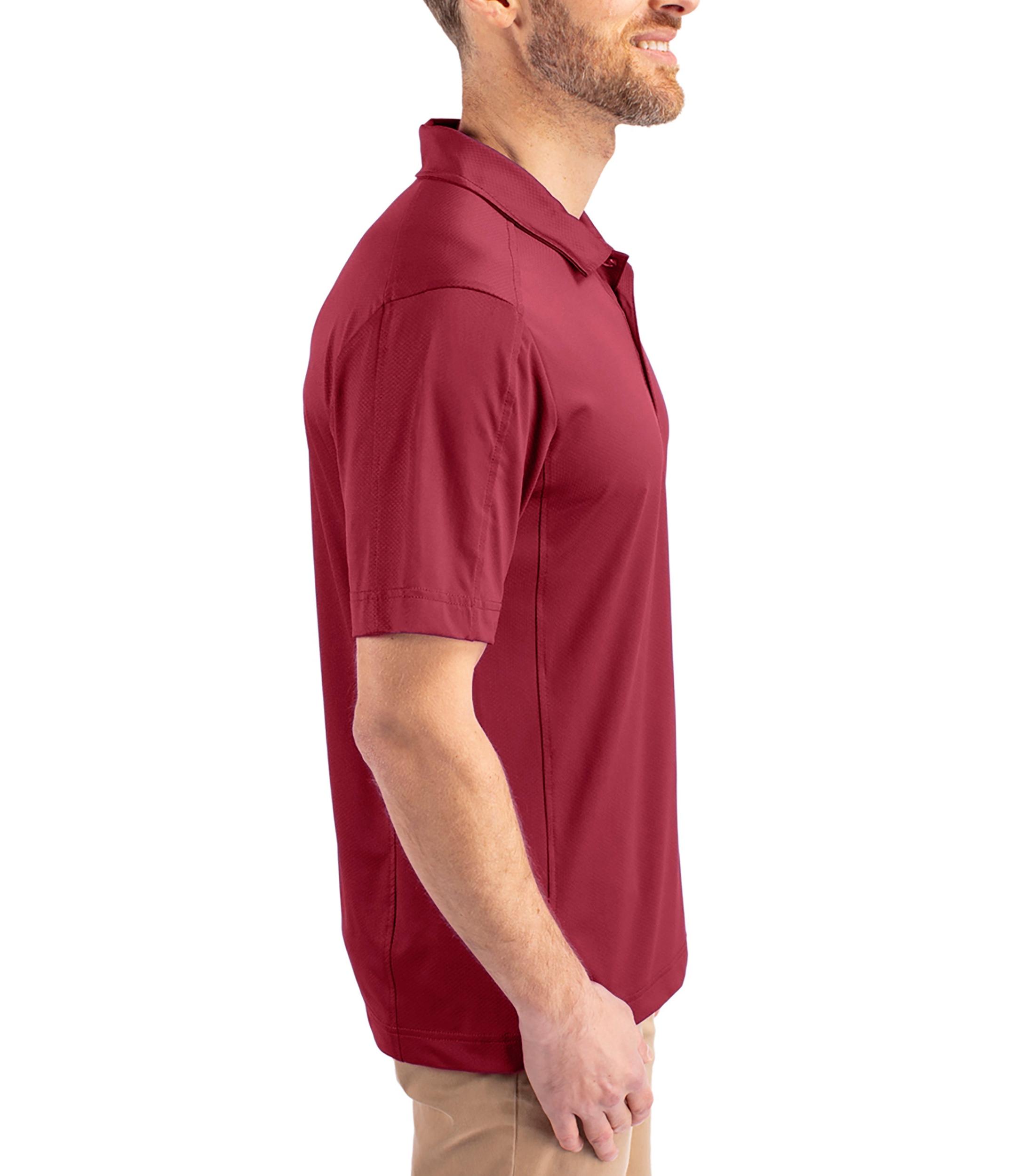 Cutter & Buck Prospect Eco Textured Stretch Recycled Men's Short Sleeve Polo Product Image