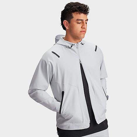 Under Armour Mens Under Armour Unstoppable Full-Zip Jacket - Mens Black/Halo Grey Product Image