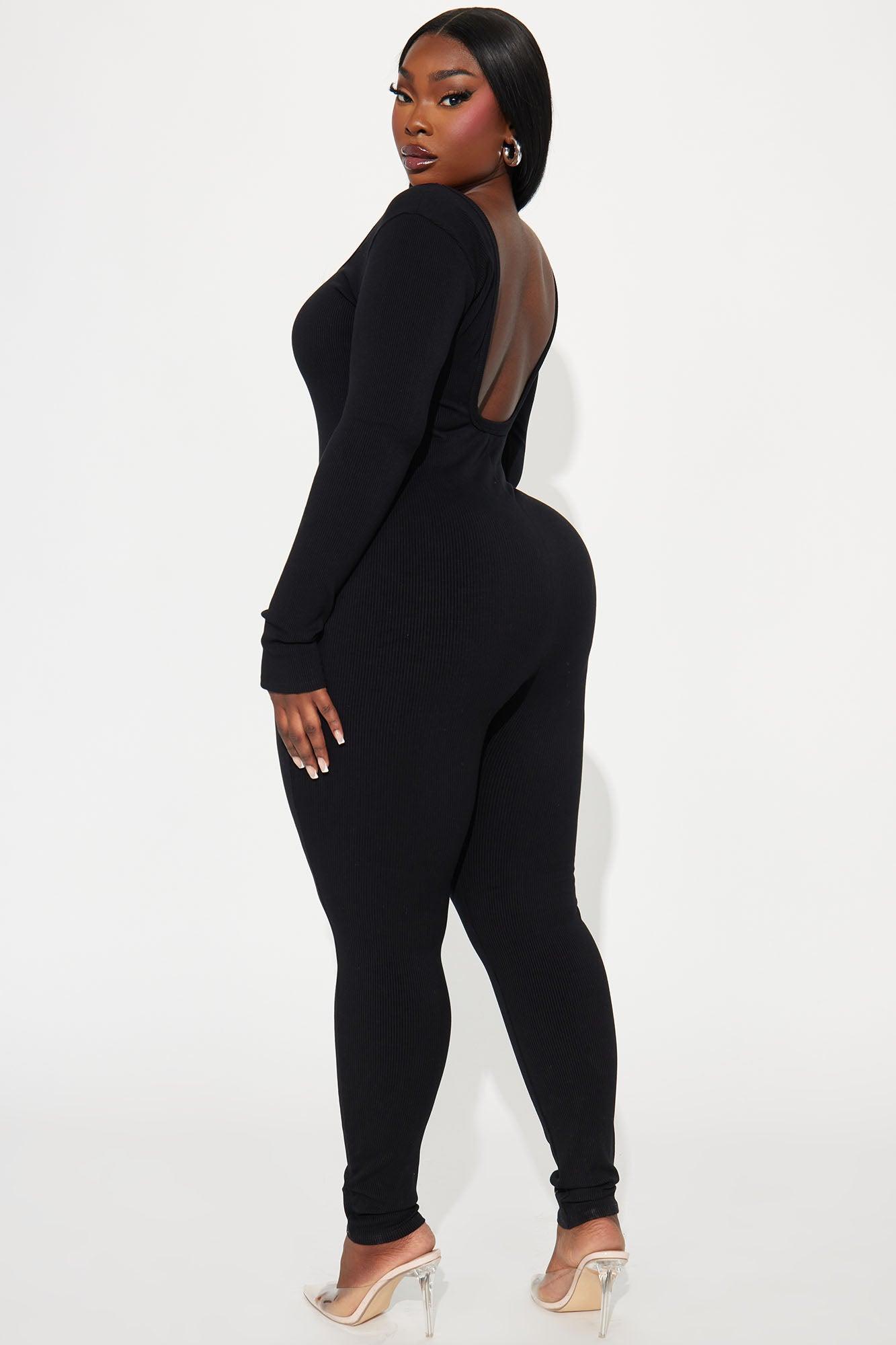 Hailey Snatched Jumpsuit - Black Product Image