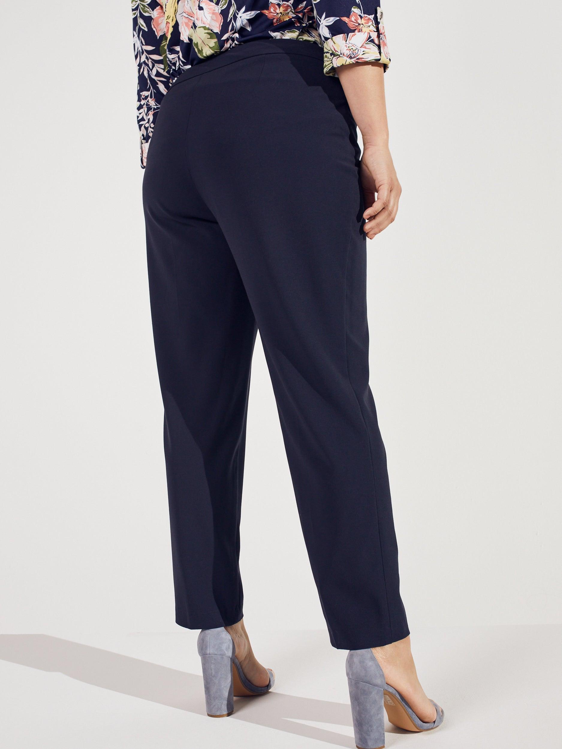 Roz & Ali™ Pull On Tummy Control Pants With L Pockets, Tall Length Plus Product Image