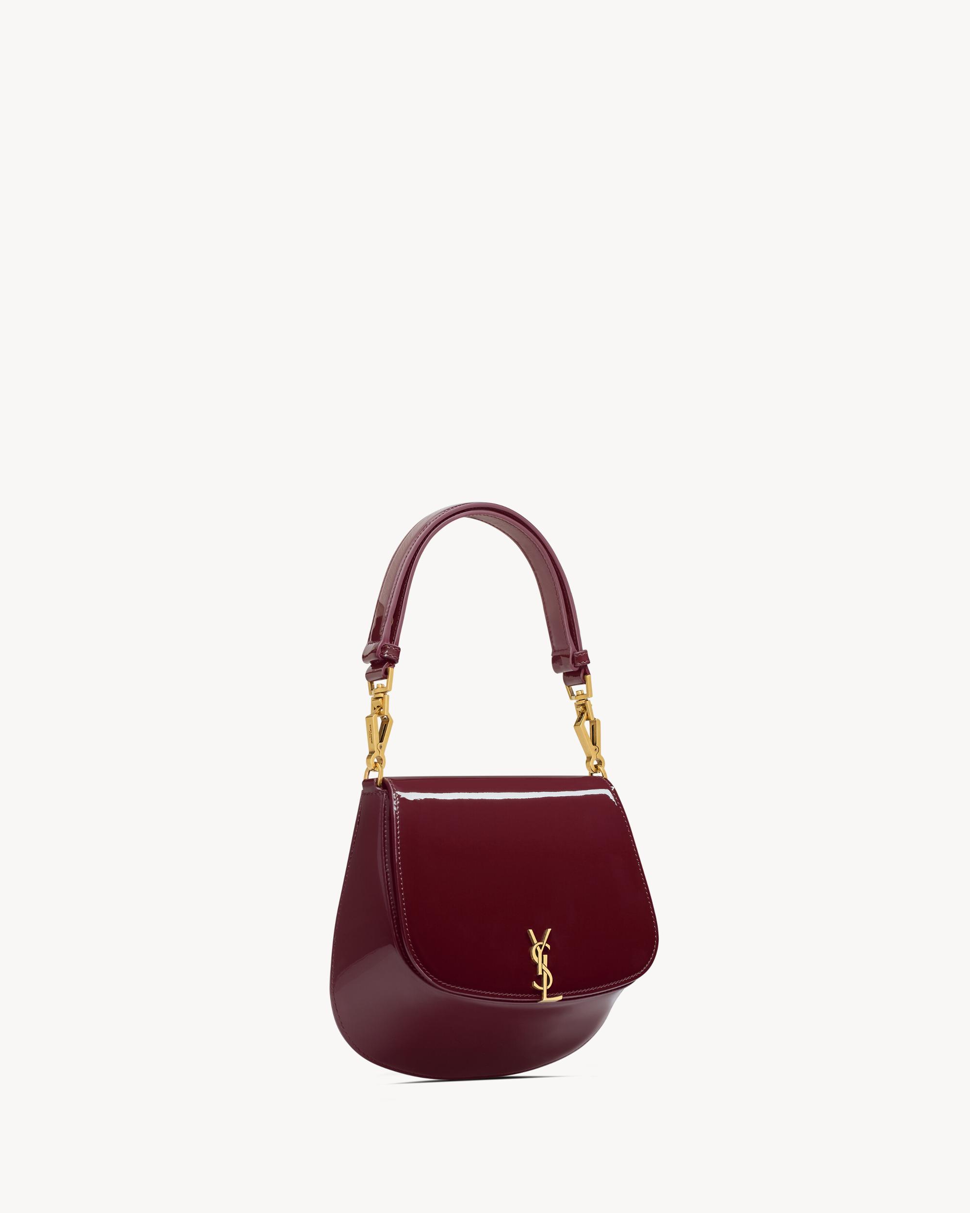 Mini VOLTAIRE TOP HANDLE bag in patent leather Product Image