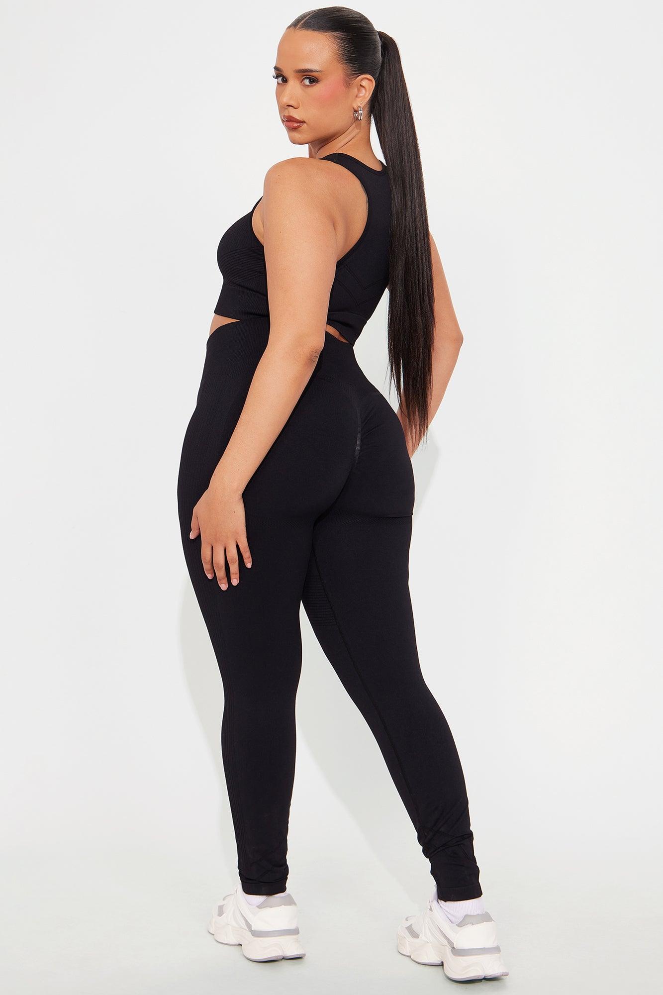 Good Stretch Seamless Active Legging - Black Product Image