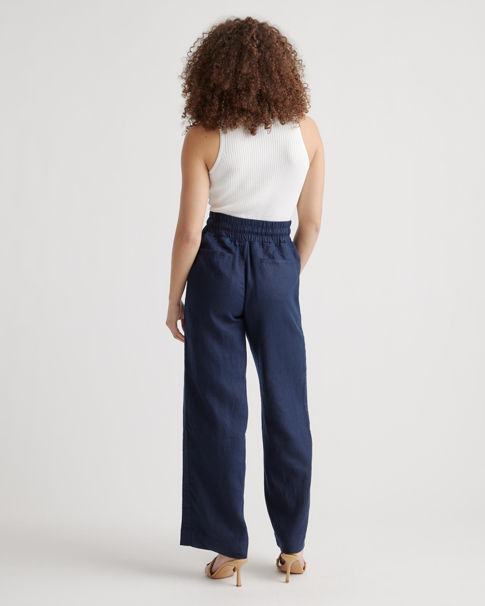 Quince | Women's 100% European Linen Wide Leg Pants Product Image