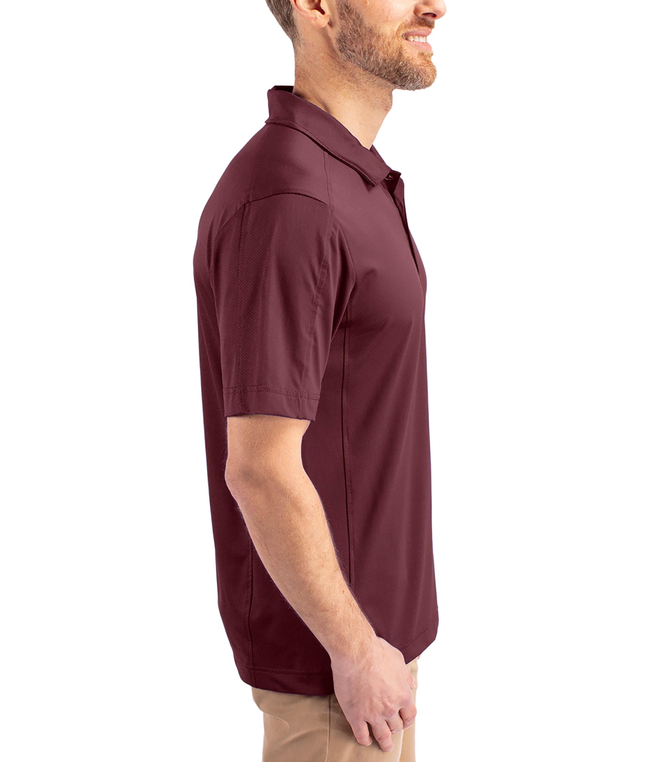 Cutter & Buck Prospect Eco Textured Stretch Recycled Men's Short Sleeve Polo Product Image