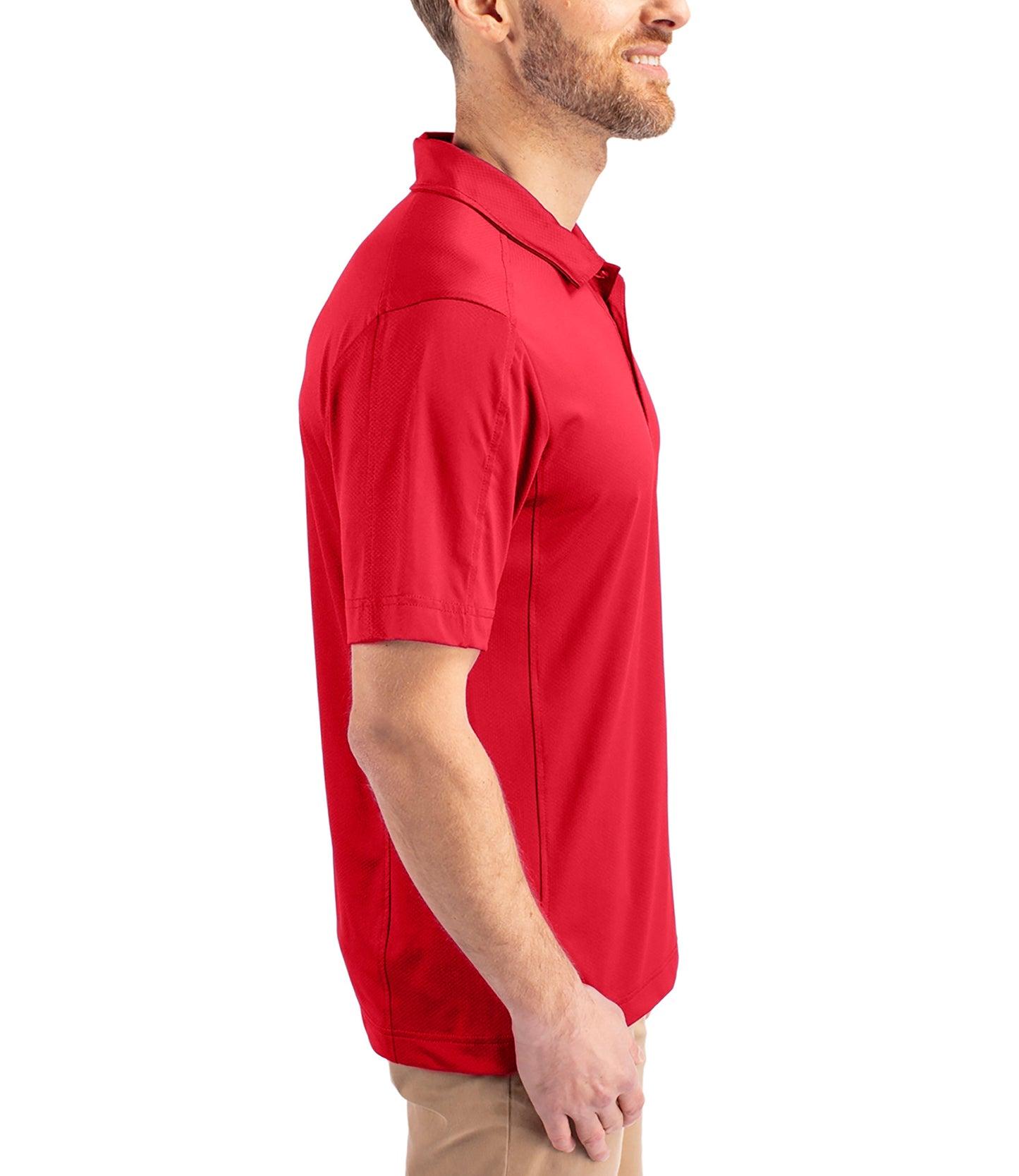 Cutter & Buck Prospect Eco Textured Stretch Recycled Men's Short Sleeve Polo Product Image