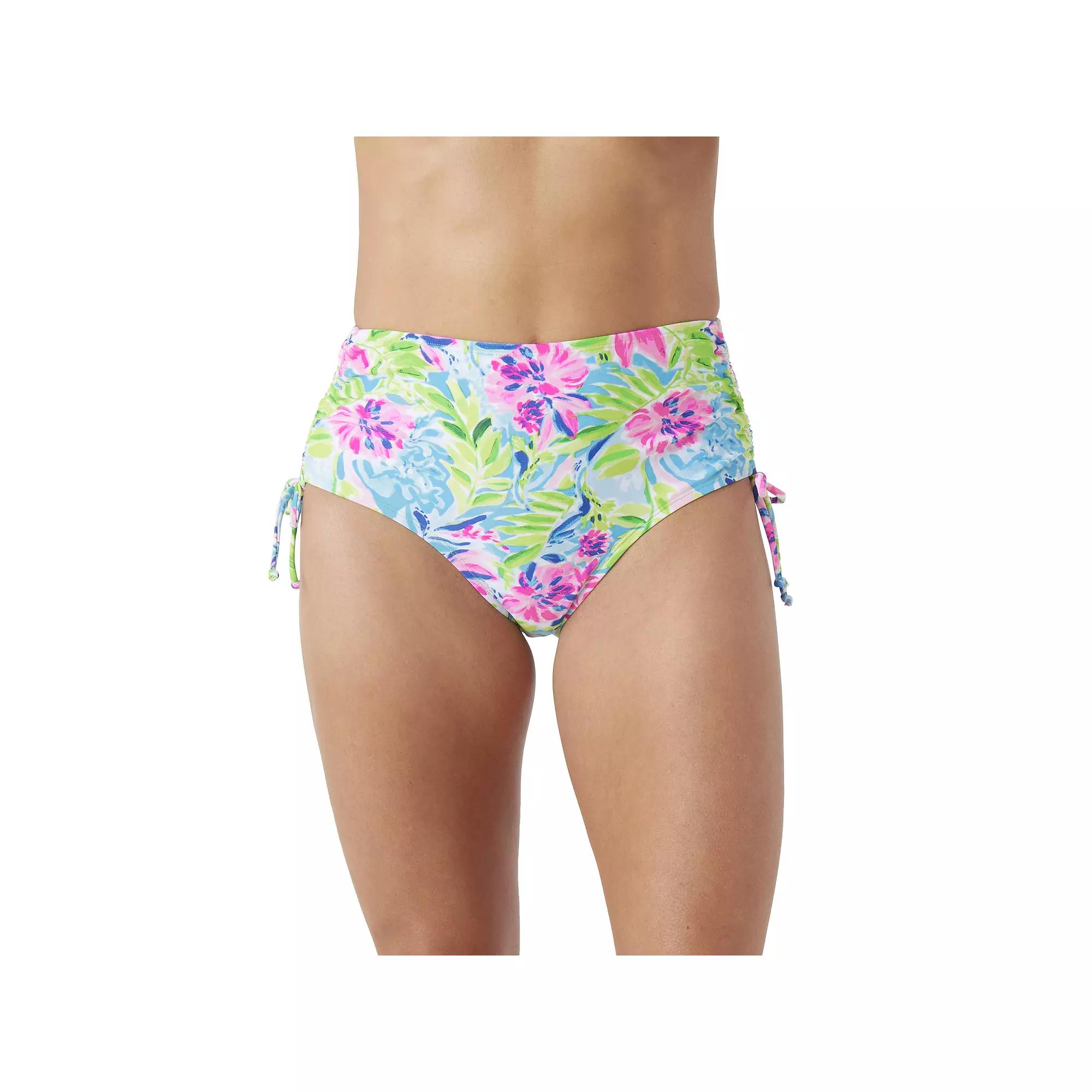 Women's Stella Parker High-Waist Side Tie Swim Bottoms,  Product Image