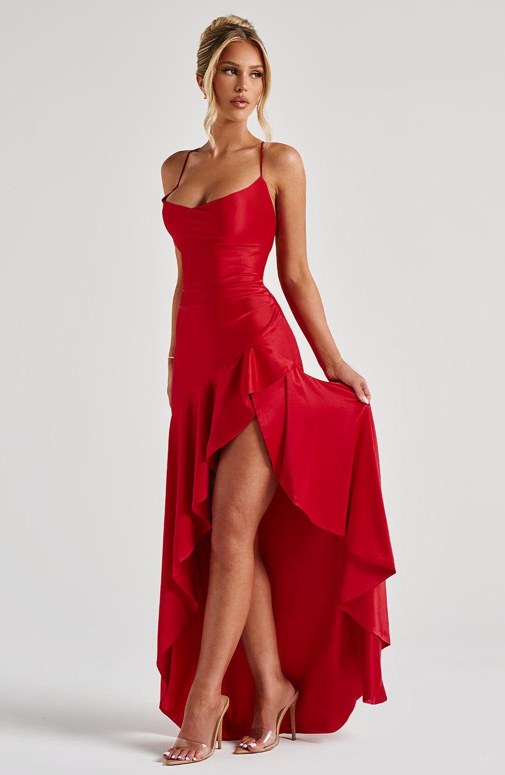 Samira Maxi Dress - Red Product Image