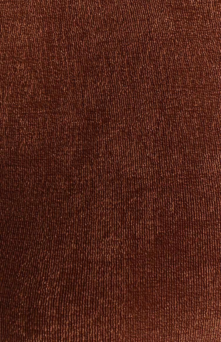 Etta Brown Cut Out Mini Dress Product Image