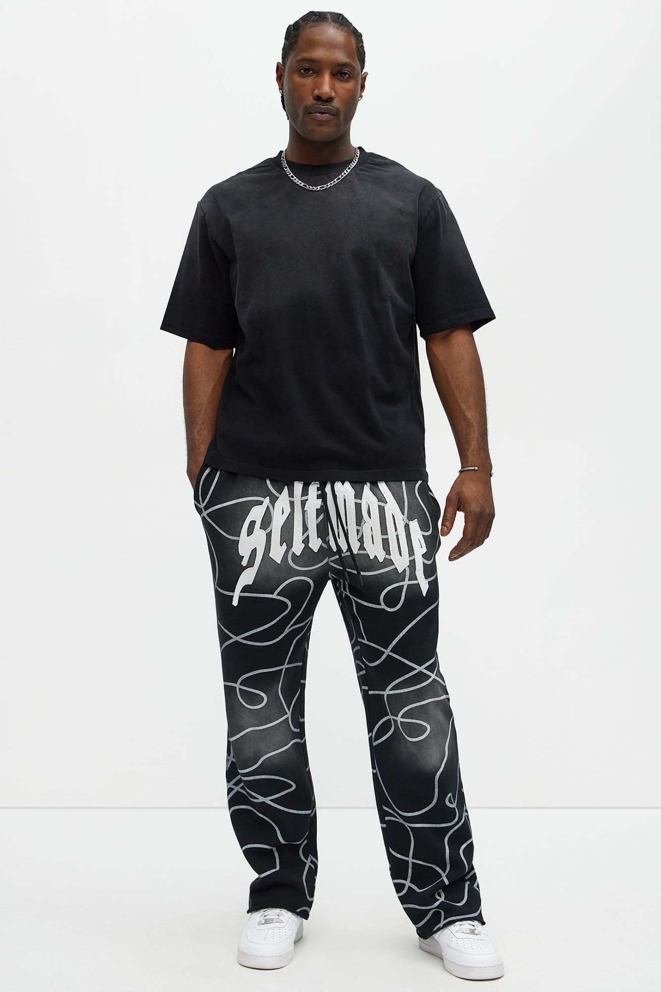 Tyson Selfmade Straight Sweatpants - Black Product Image