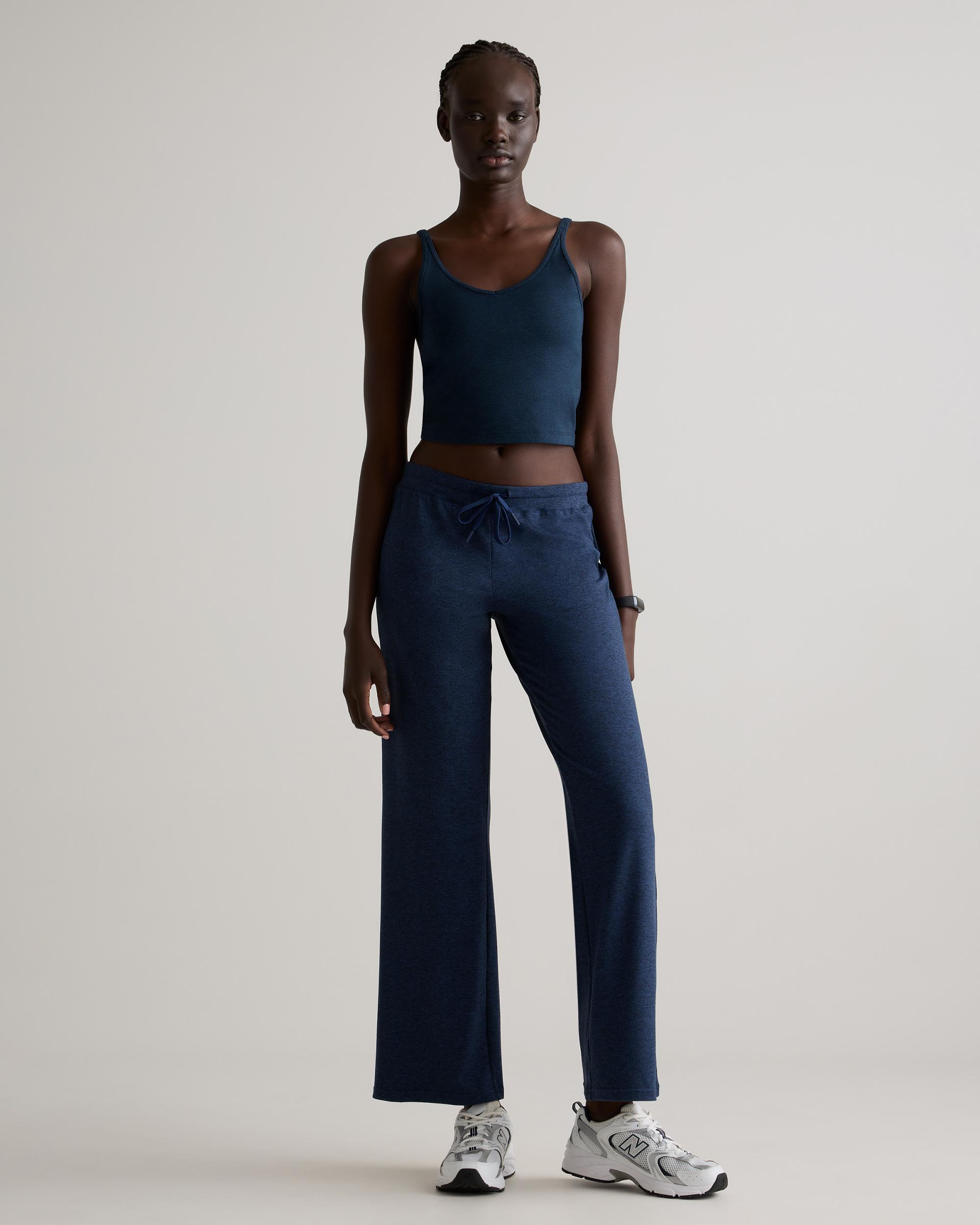 Quince | Women's Flowknit Wide Leg Pants Recycled Polyester Product Image