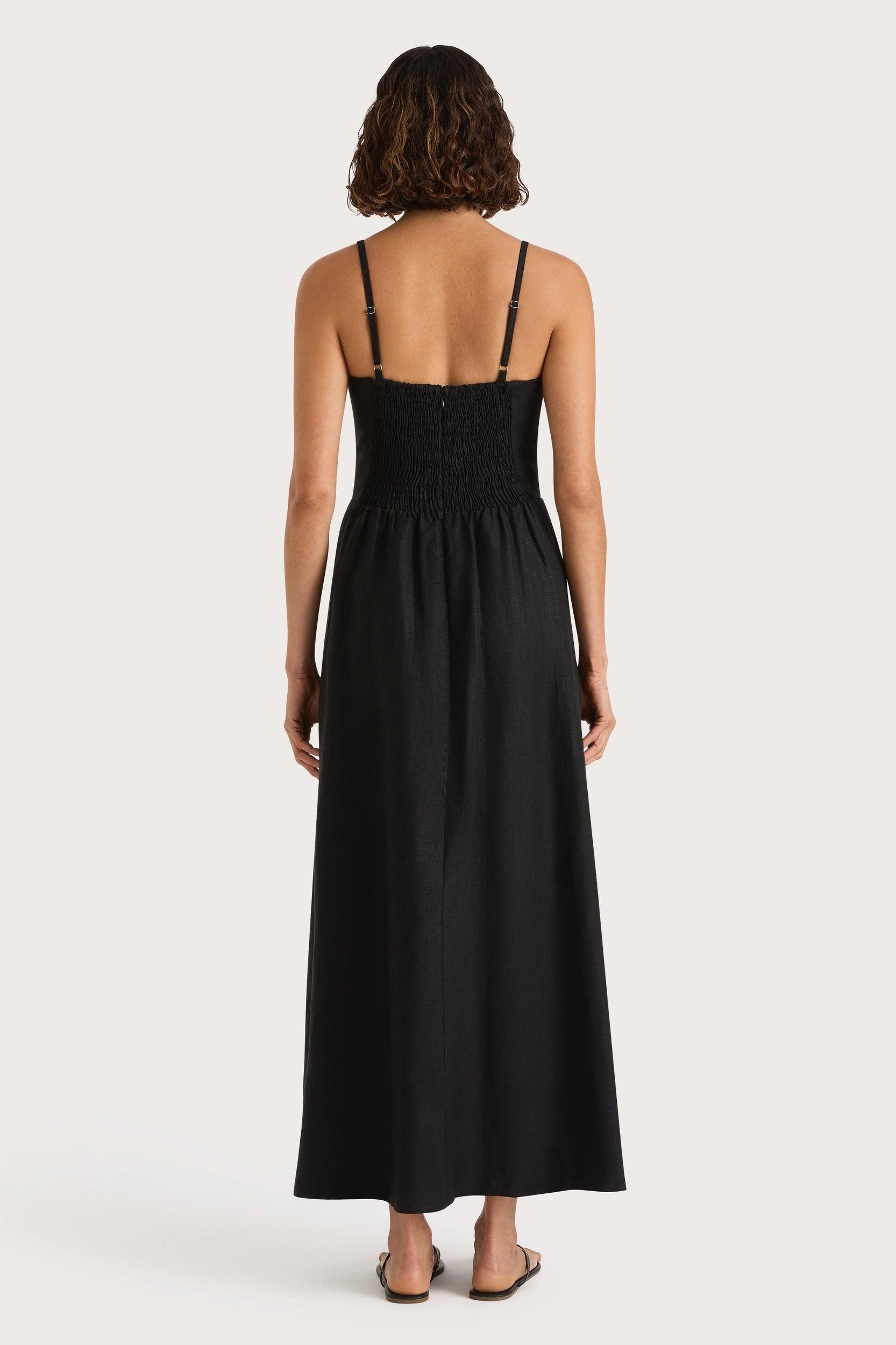 Valerie Midi Dress Black - Final Sale Product Image