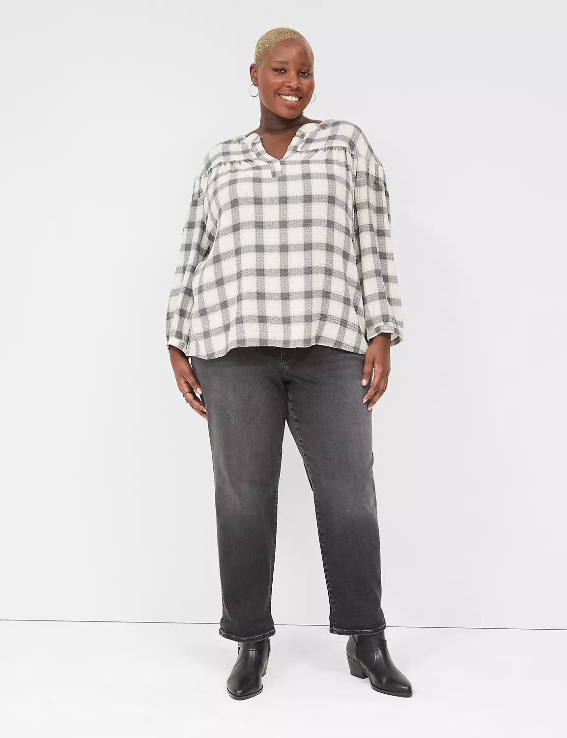 Boyfriend Fit Black Jean Product Image