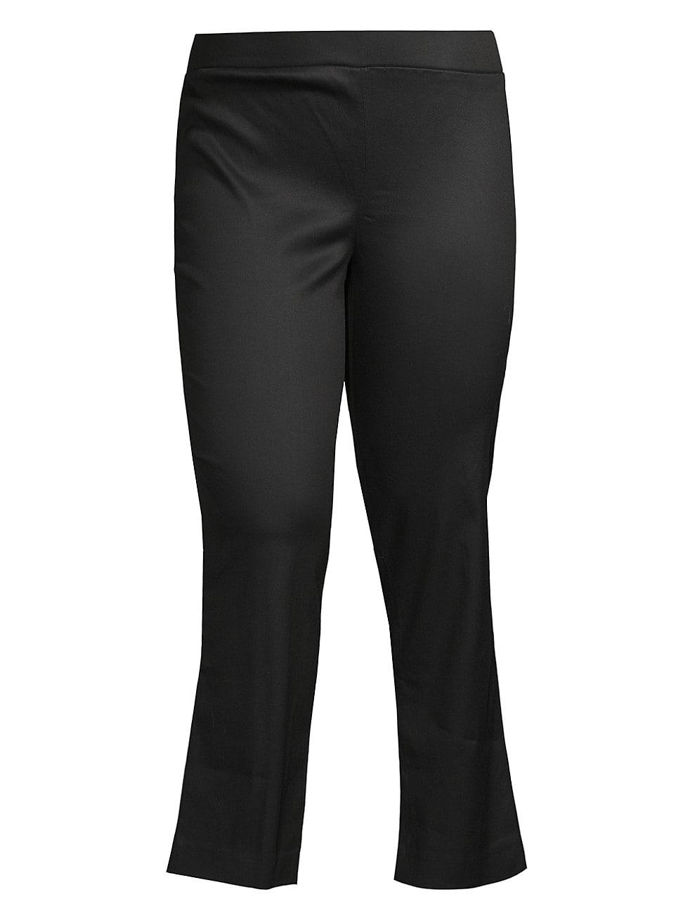 Womens Boot-Cut Cotton-Blend Pants Product Image