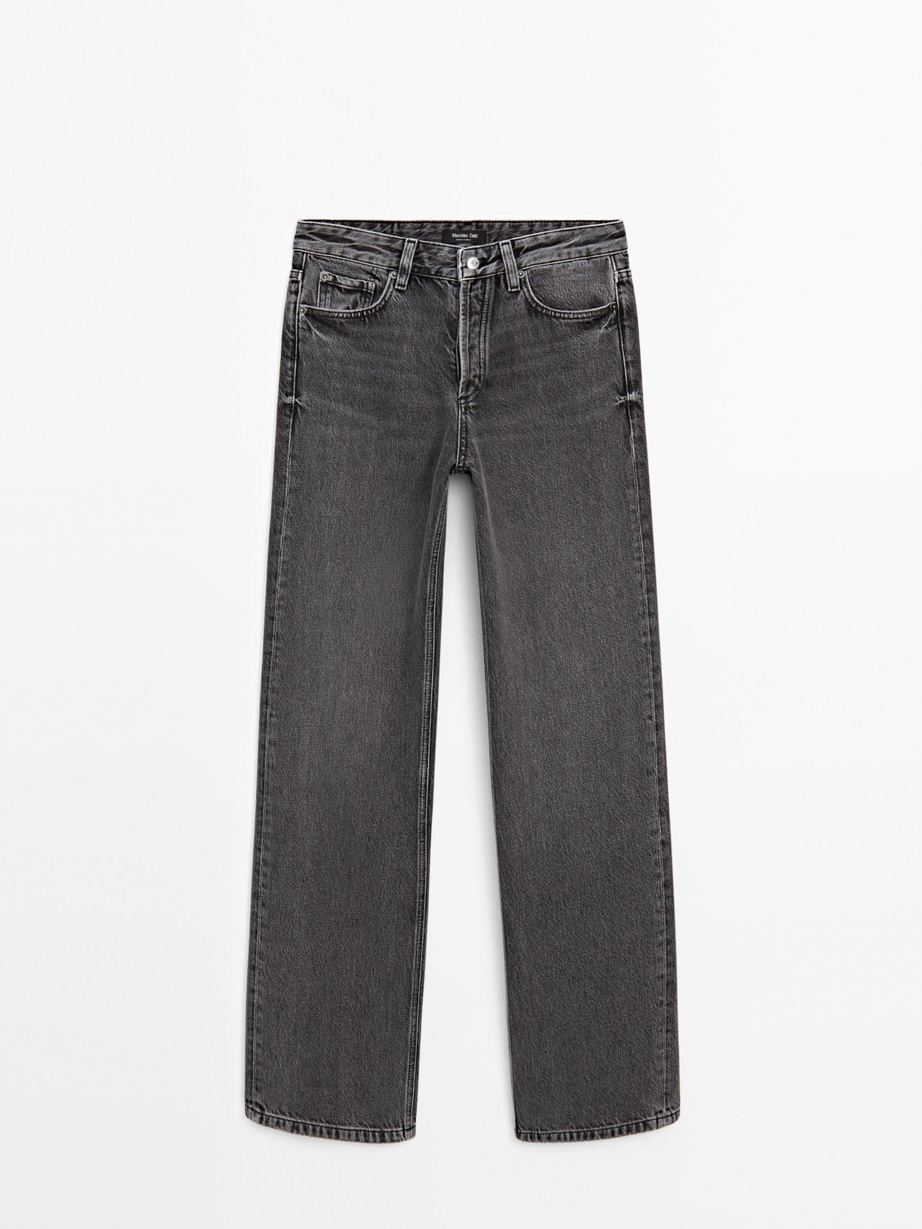 Mid-waist wide-leg jeans Product Image