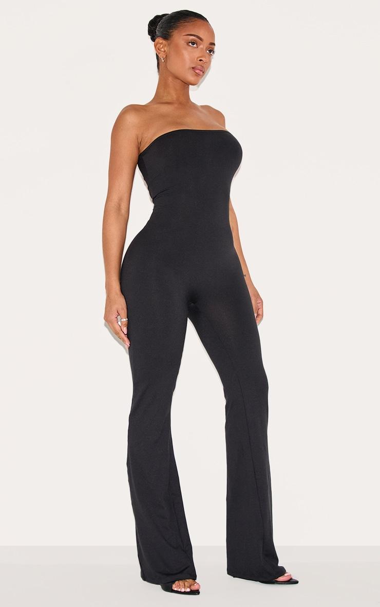 Shape Black Sculpted Bandeau Jumpsuit Product Image