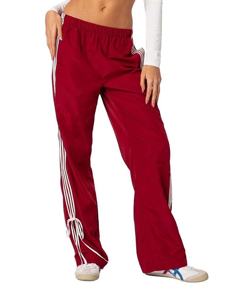 Edikted Remy Ribbon Track Pants Product Image