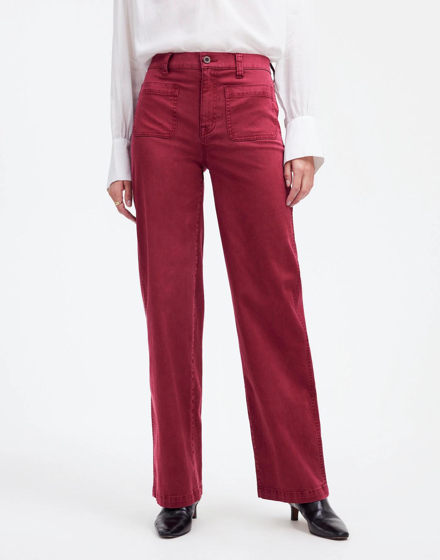 The Emmett Wide-Leg Pant: Patch Pocket Edition Product Image