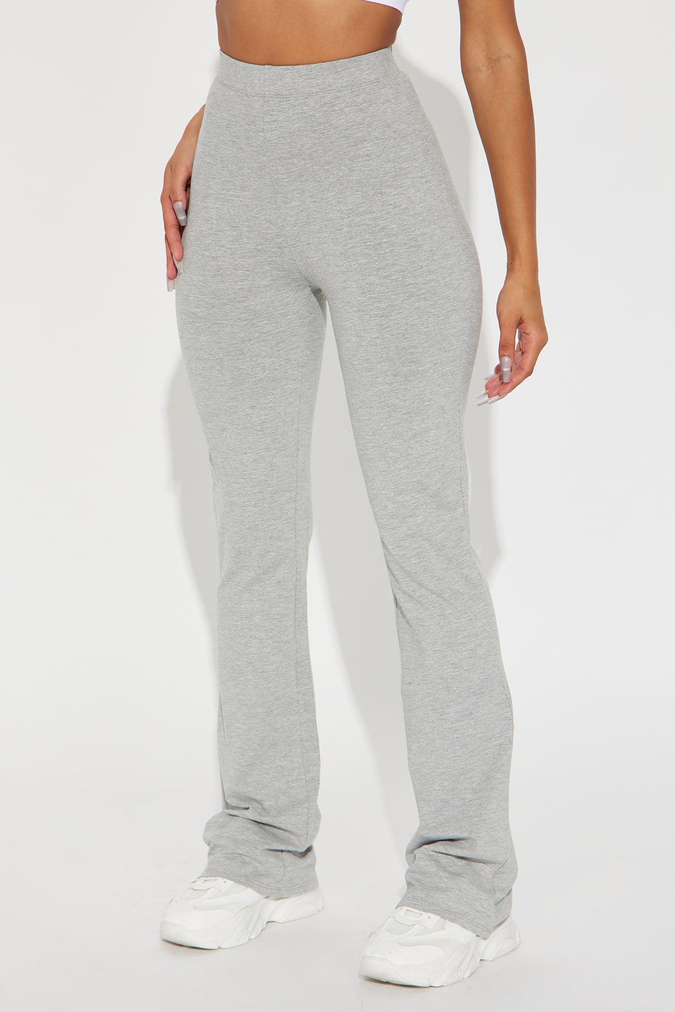Adriana Flare Pant - Heather Grey Product Image