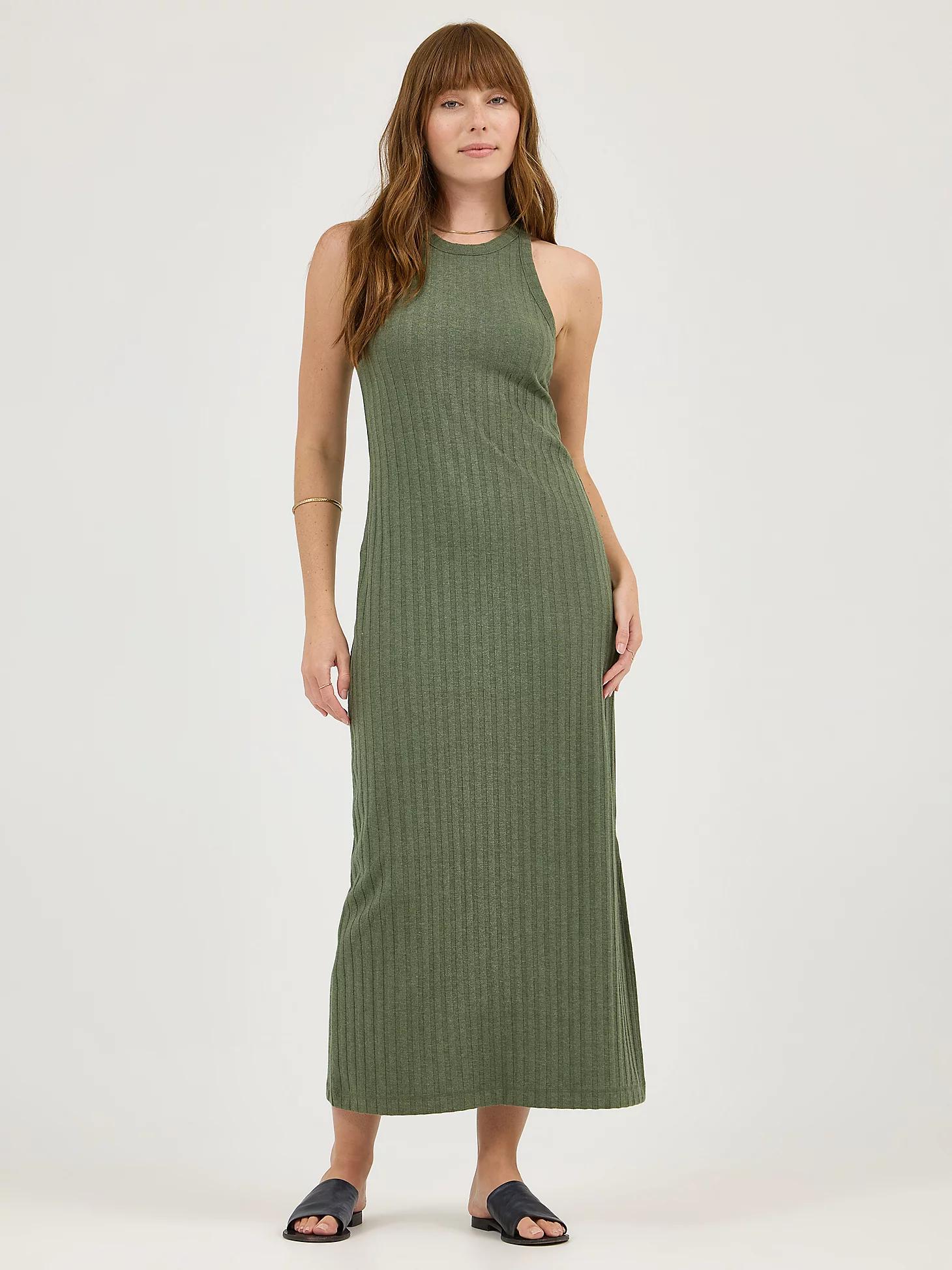 Women's High Neck Midi Tank Dress | Women's Skirts & Dresses | Lee® Product Image
