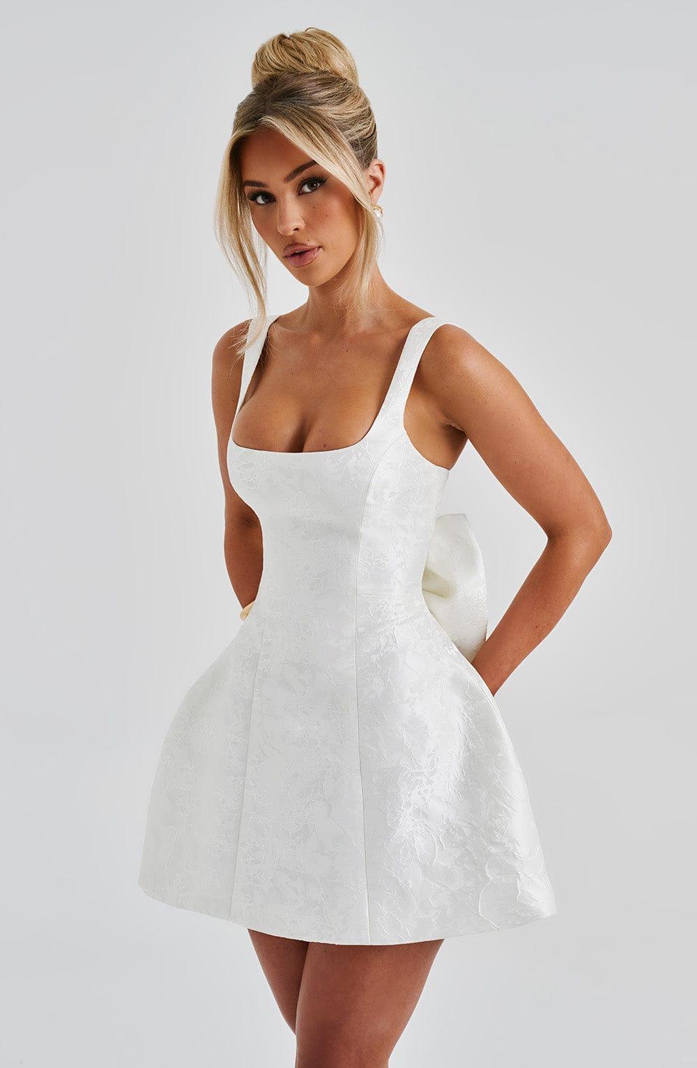 Orla Mini Dress - Ivory Product Image