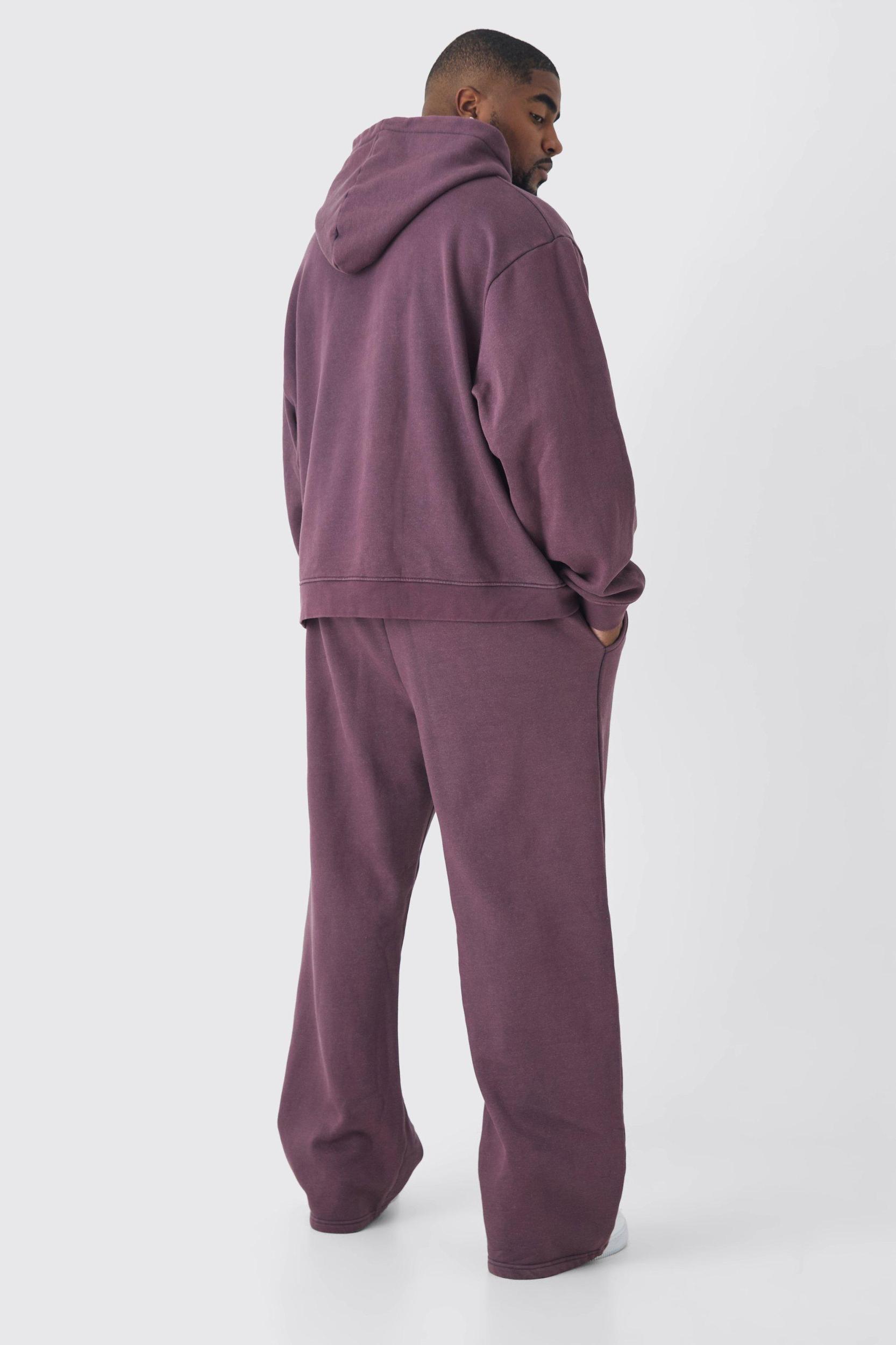 Plus Relaxed Washed Sweatpants | boohooMAN USA Product Image