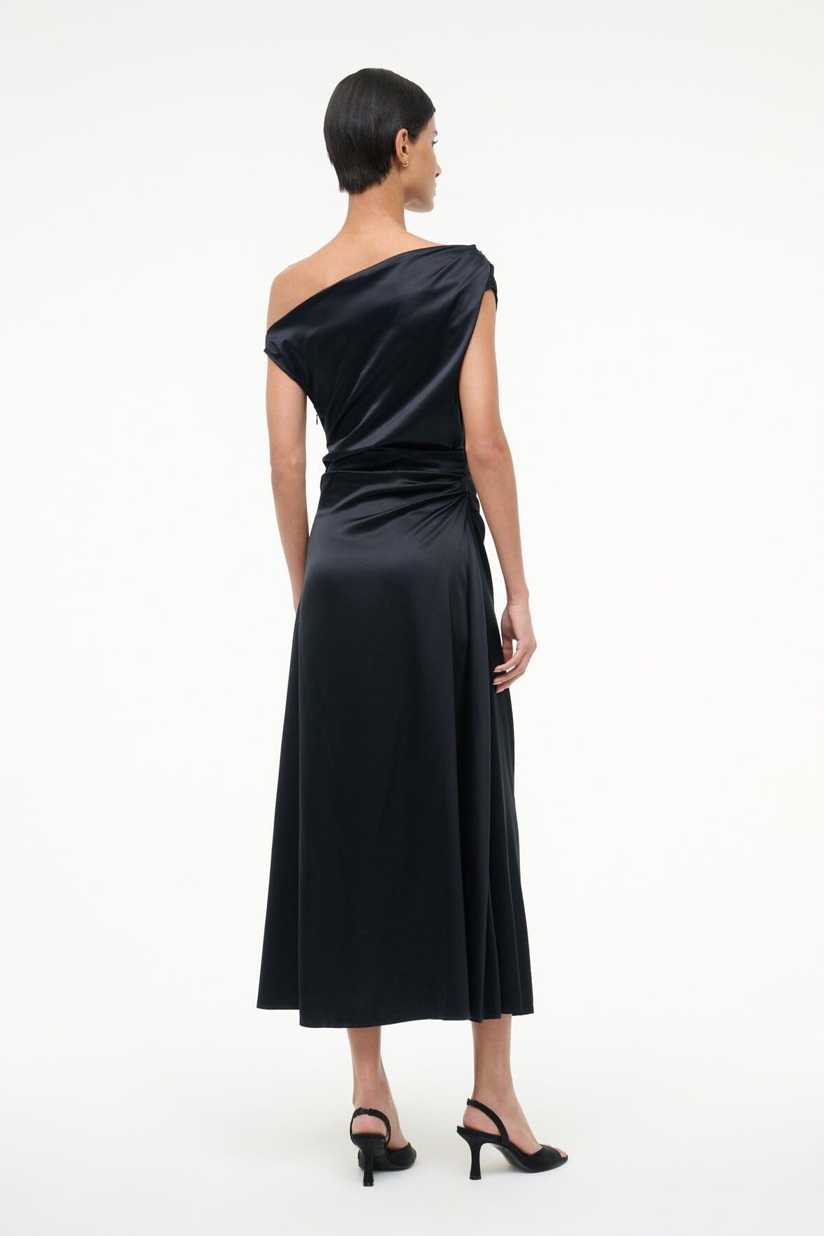 PHARE SILK DRESS | BLACK Product Image