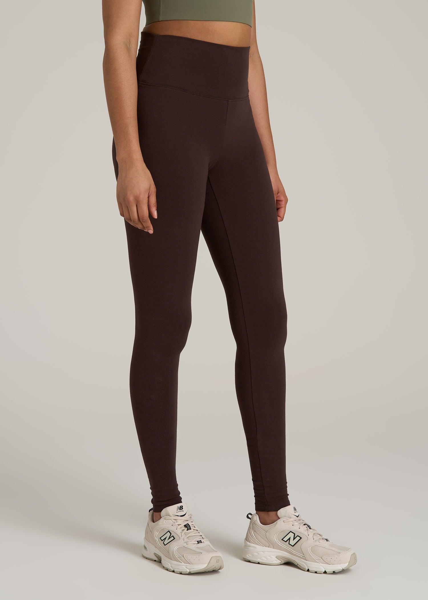 Cotton Leggings for Tall Women in Espresso Female Product Image