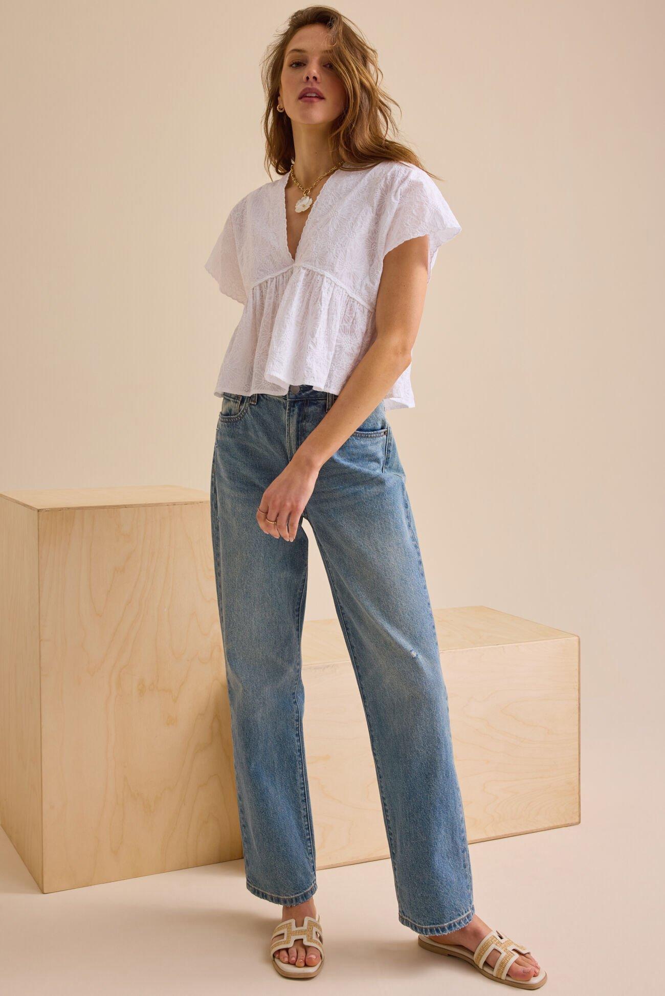 Gwendoline Floral Flowy Top Product Image