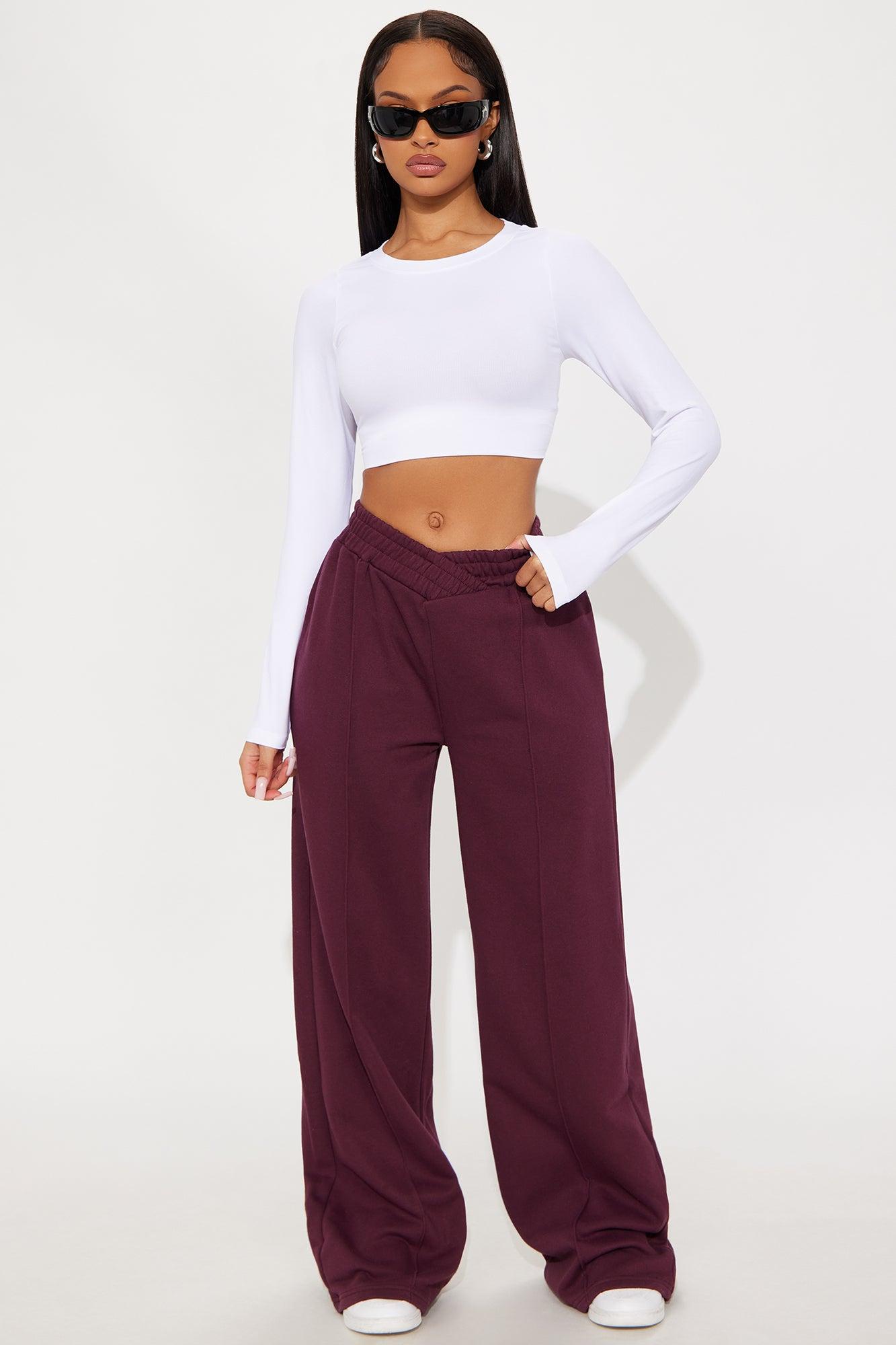 Bria Crew Neck Basic Top - White Female Product Image