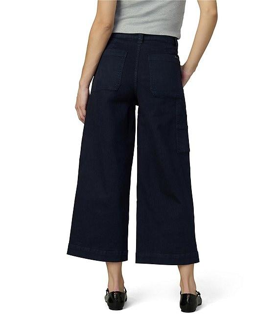 Joe's Jeans The Chloe Utility High Rise Wide Leg Crop Jeans Product Image