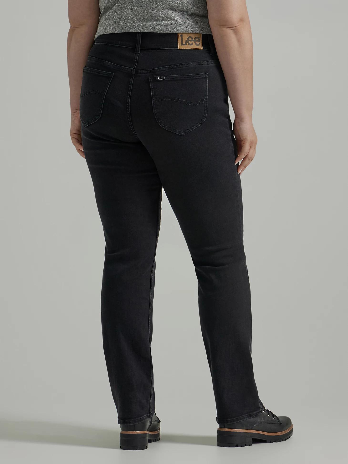 Women's Ultra Lux Comfort with Flex Motion Straight Jean (Plus) | Women's Jeans | Lee® Product Image