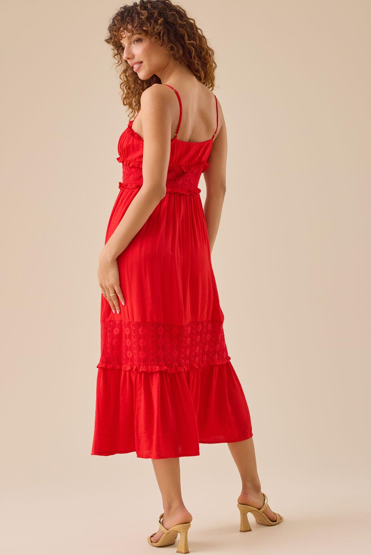 Anica Woven Maxi Dress Product Image