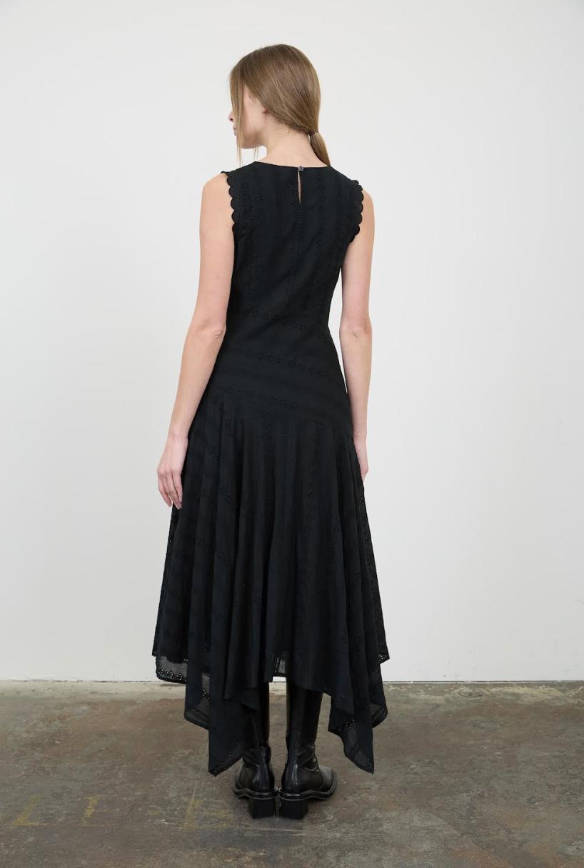 Eyelet Detail Midi Dress Product Image