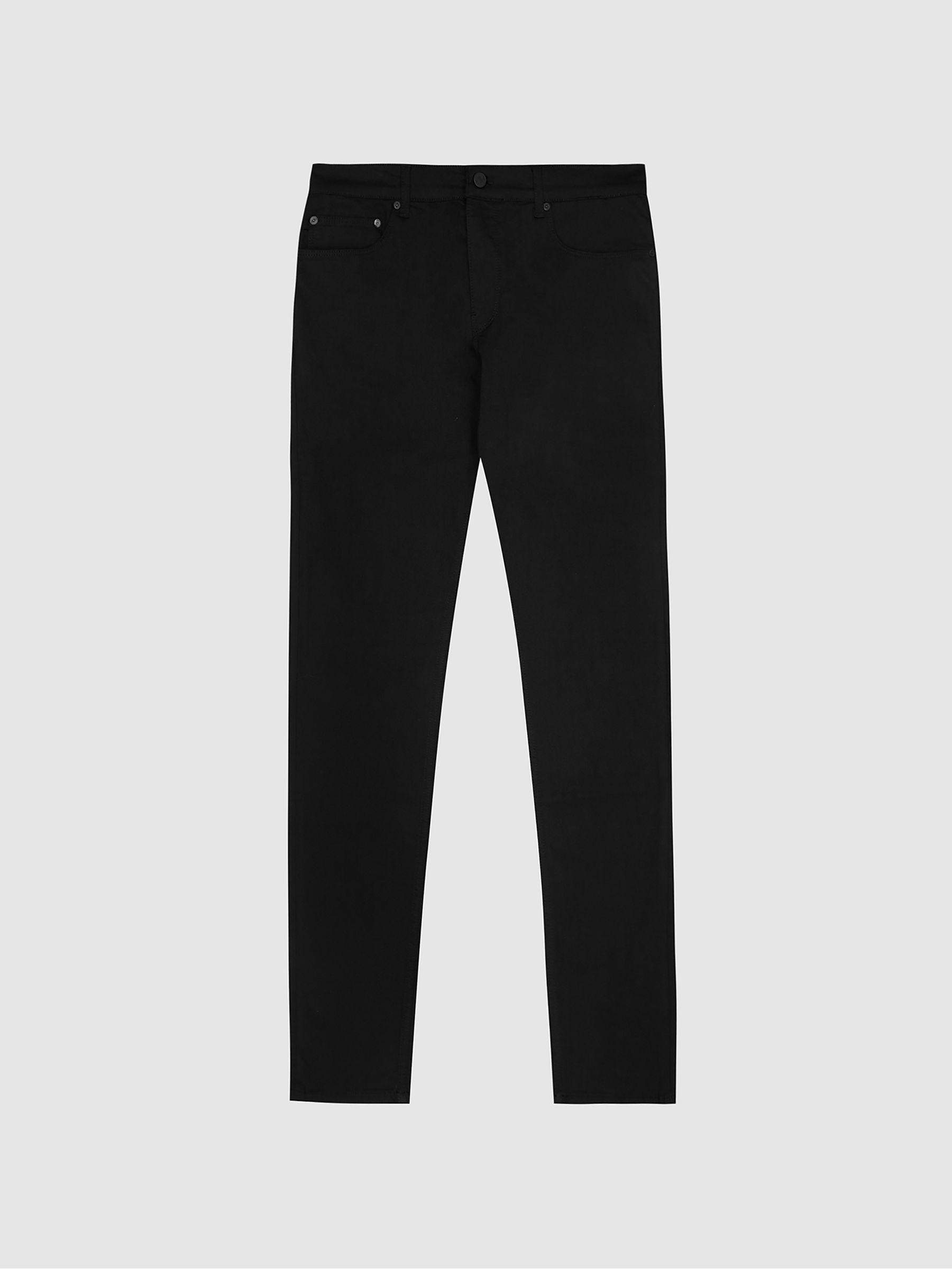 Slim Fit Jeans in Black Product Image