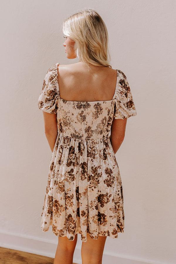 Swift And Chic Velvet Mini Dress Product Image