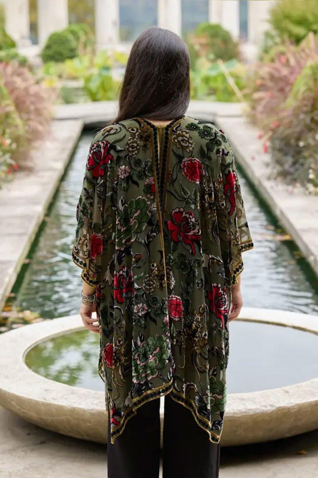 Velvet Muse Burnout Kimono Product Image