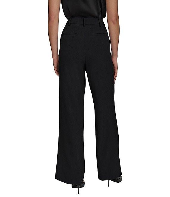 Donna Karan High Rise Wide Leg Pant With Pleats Product Image