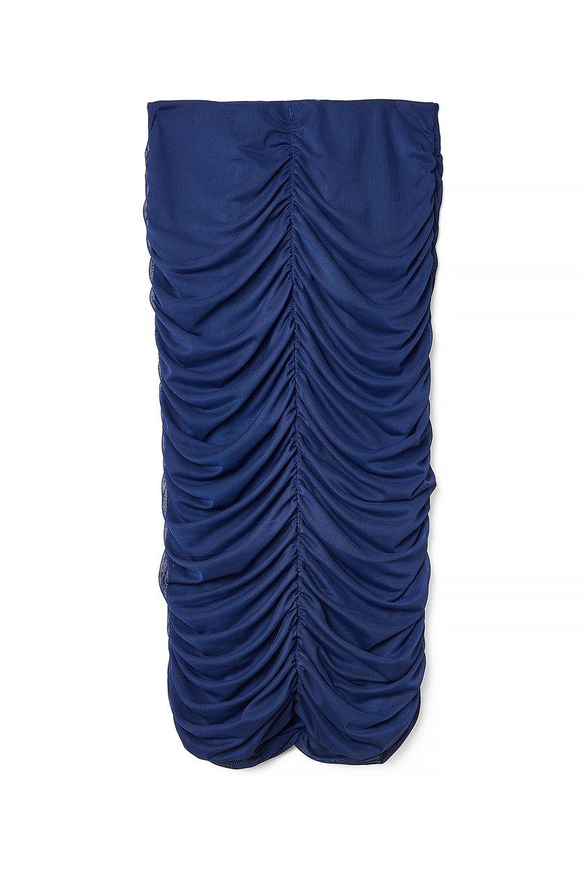 Rouched Midi Skirt Product Image