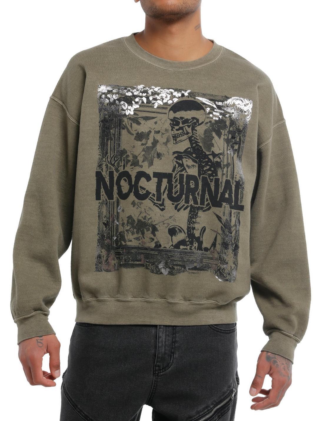 Social Collision Nocturnal Silver Foil Sweatshirt Product Image