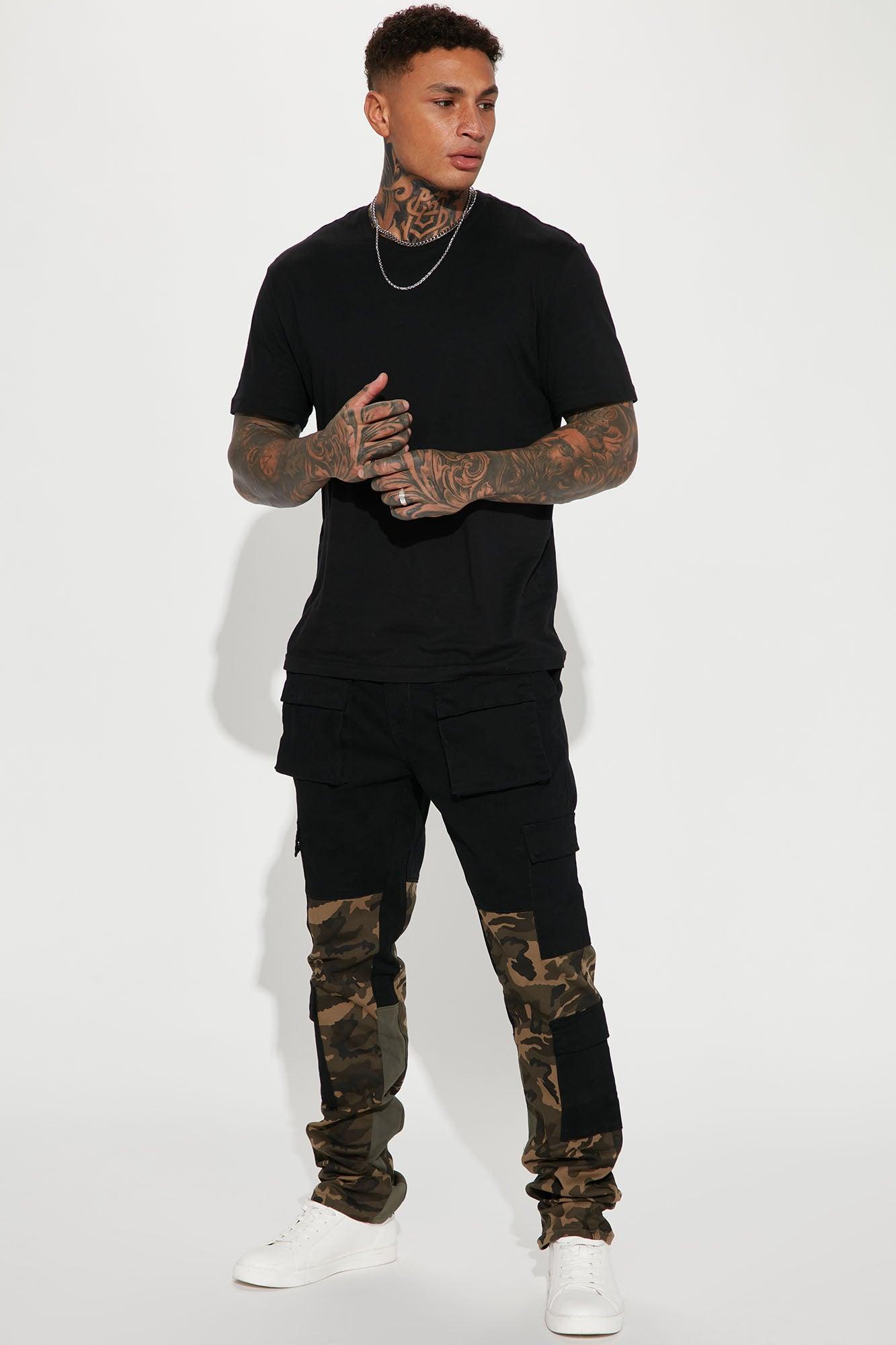 Frontline Colorblock Cargo Pants - Camouflage Product Image