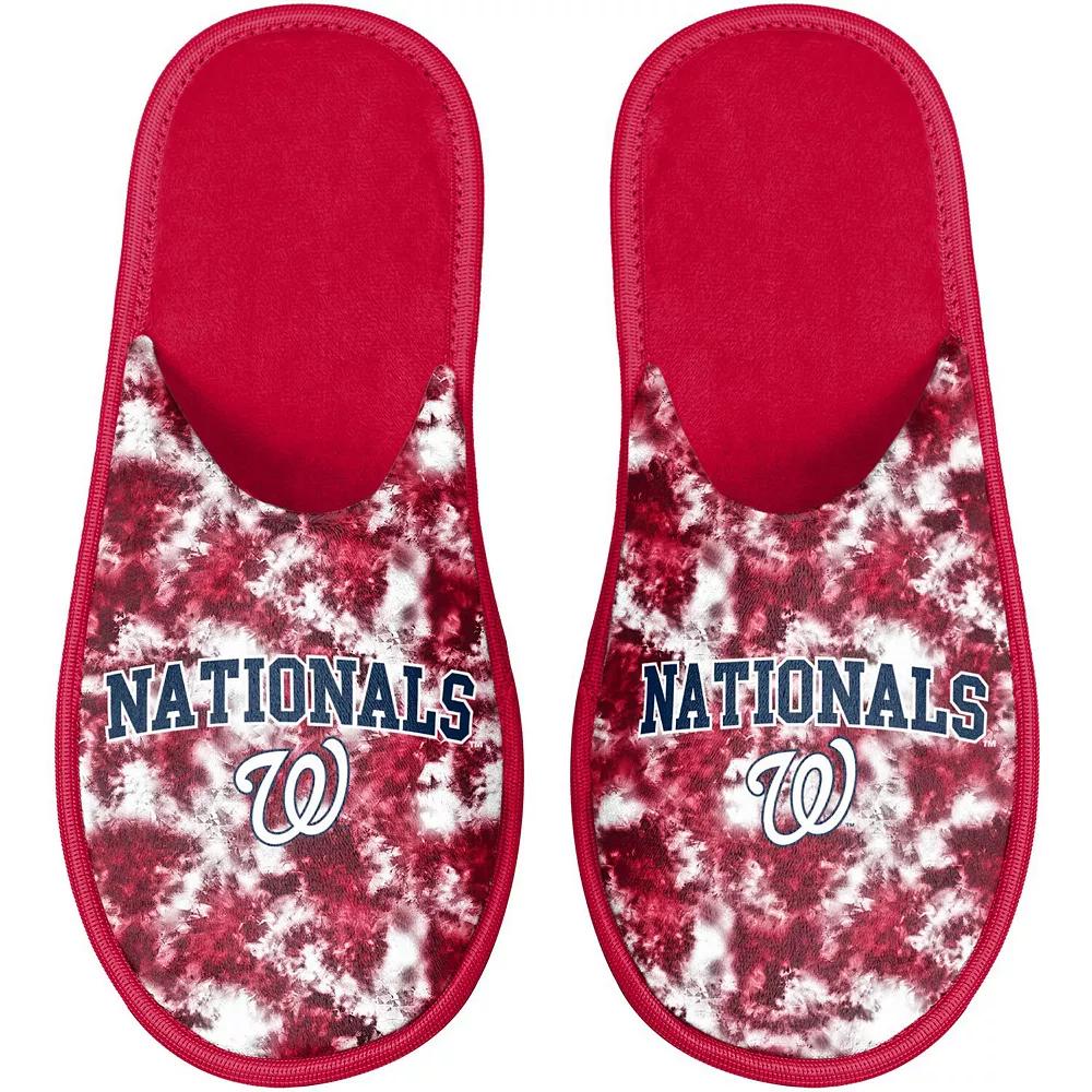 Women's FOCO Washington Nationals Iconic Logo Scuff Slippers,  Product Image