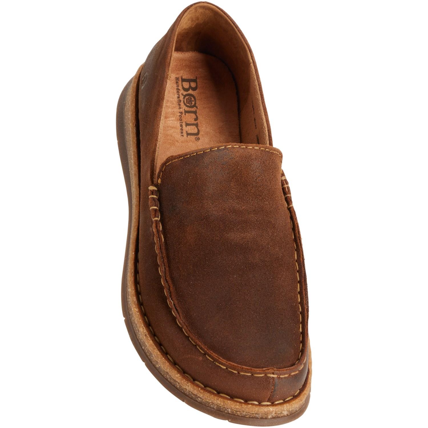 Born Baylor Distressed Loafers - Suede (For Men) Product Image