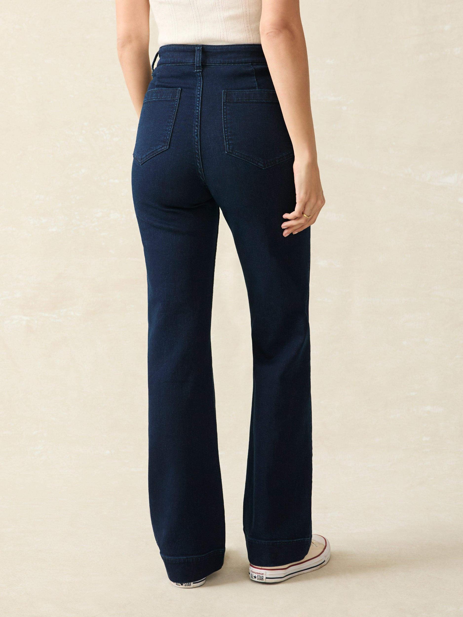 Stretch Terry Patch Pocket Pant - Clermont Wash Female Product Image