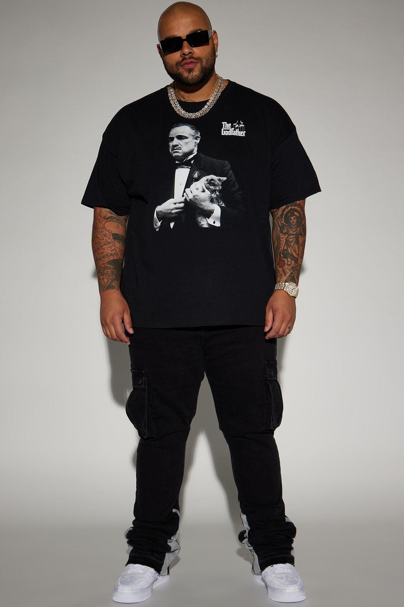 Carried Cargo Stacked Skinny Flared Jeans - Black Product Image