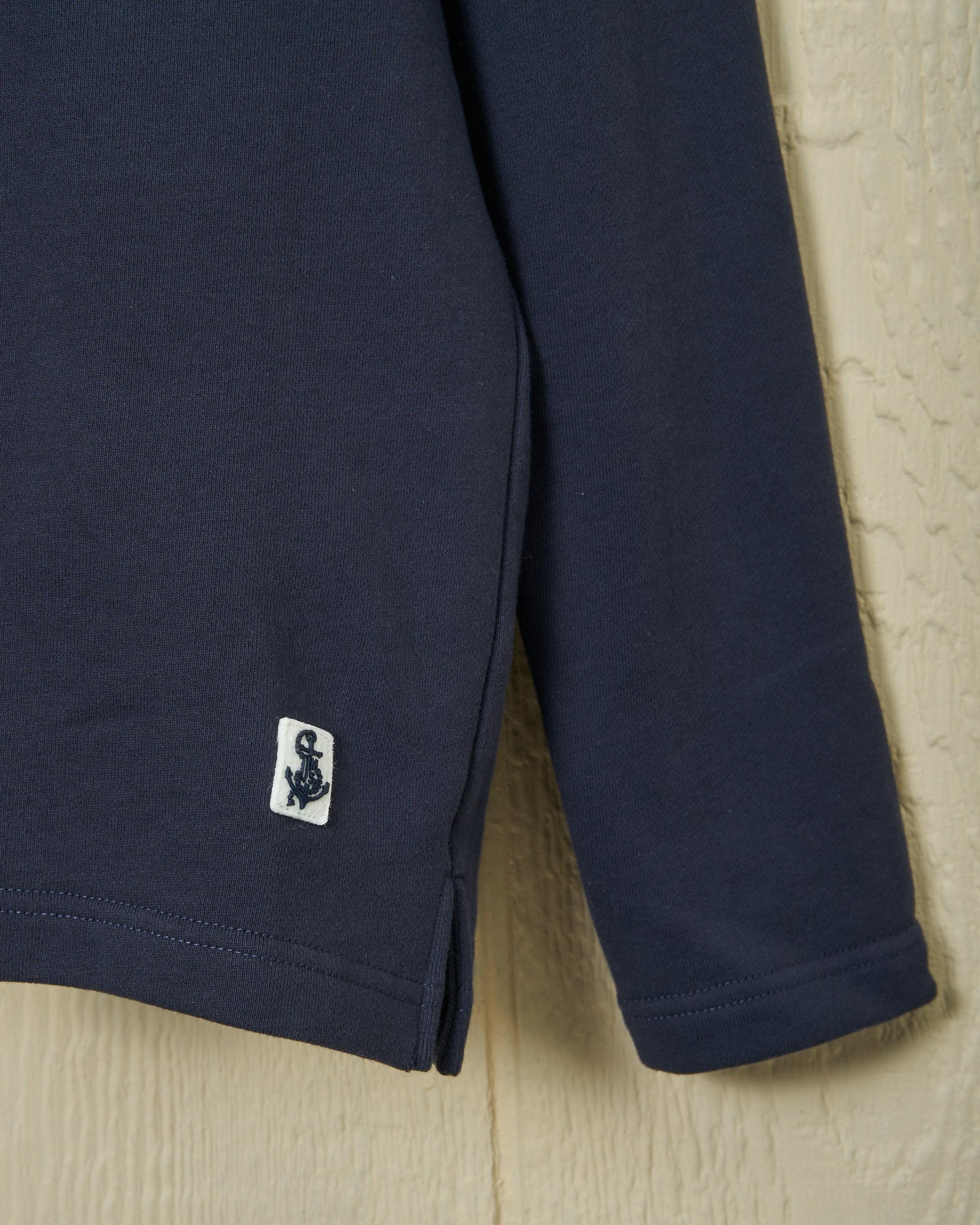 Acadia Polo in Navy Loopback Terry Product Image