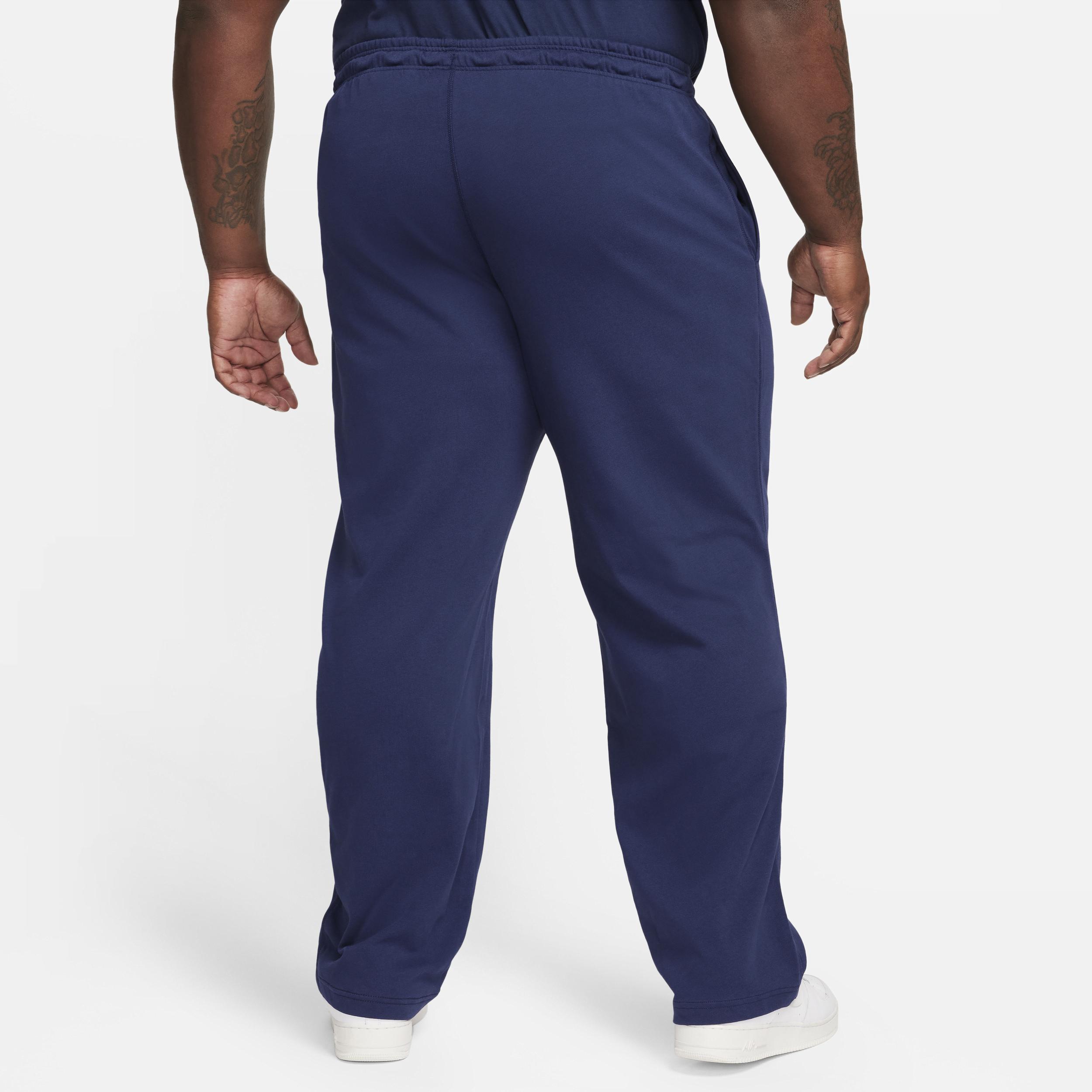 Mens Nike Sportswear Club Knit Open-Hem Pants Product Image