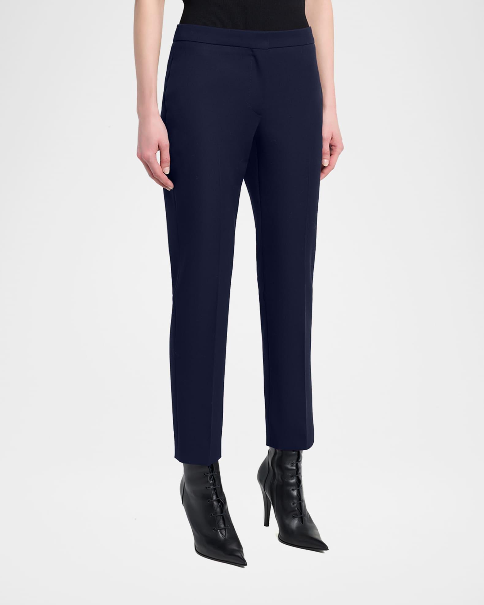 Cropped Cigarette Trousers Product Image
