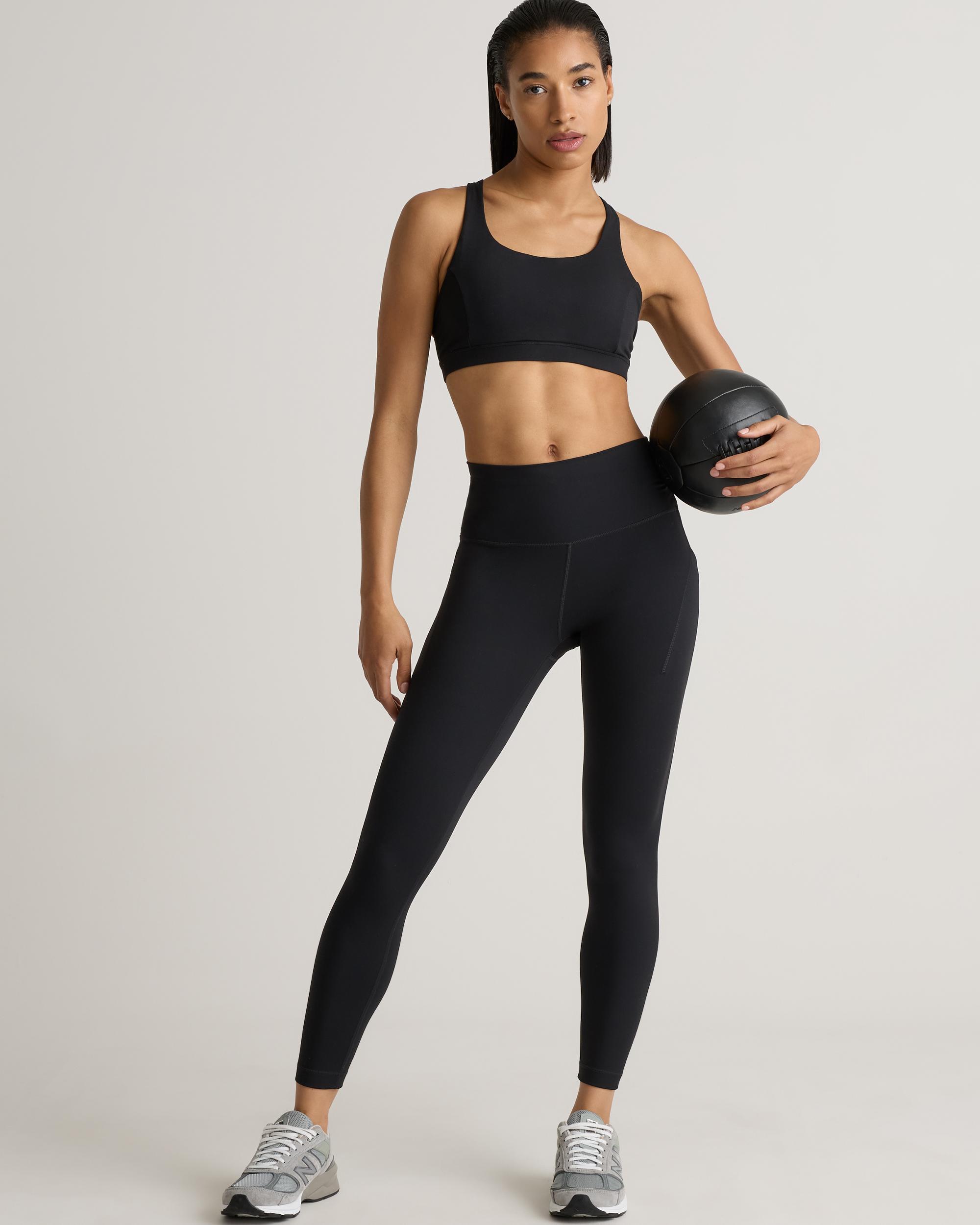 Quince | Women's Power-Up Strappy Sports Bra Nylon/Spandex Product Image