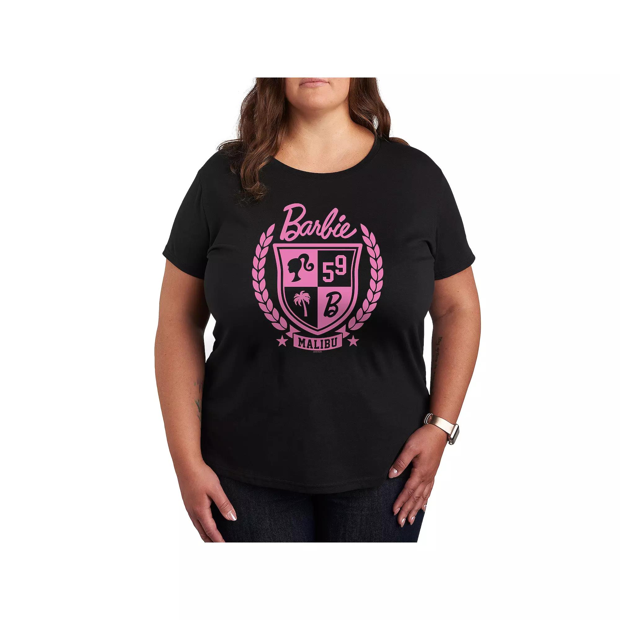 Plus Barbie® Varsity Malibu Seal Graphic Tee, Women's,  Product Image