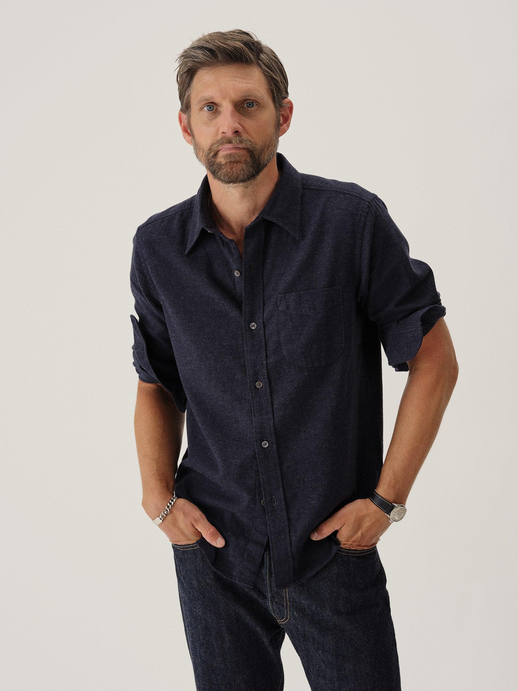 Heather Stormsea Pacific Twill One Pocket Shirt Product Image